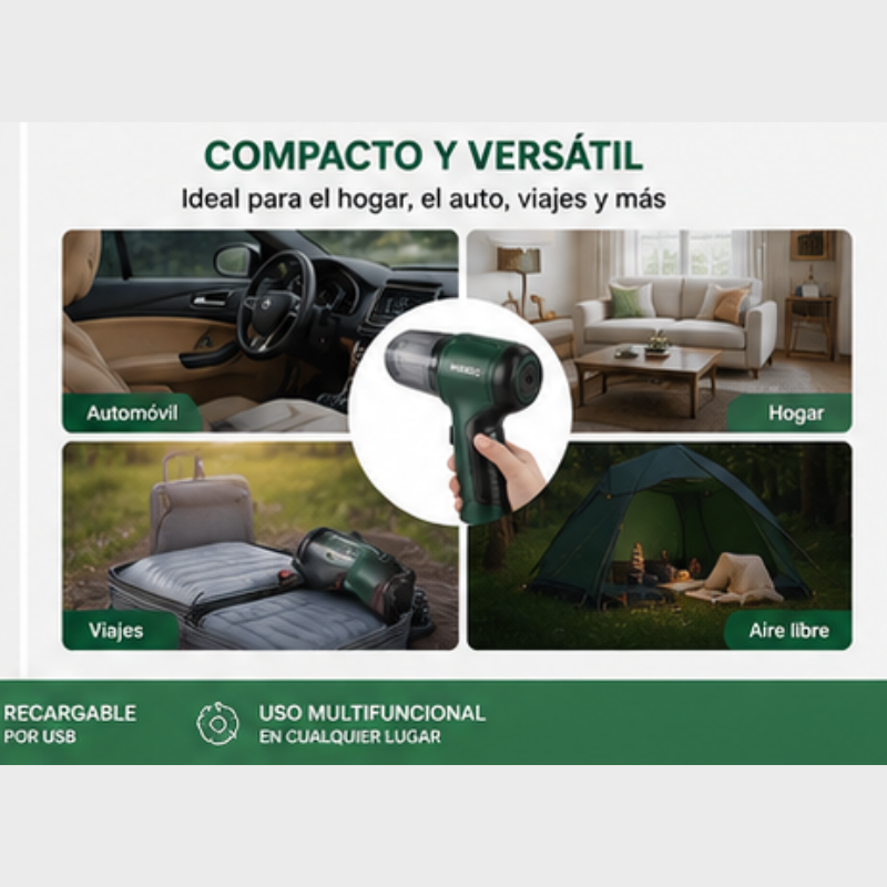 Aspirador de Mano Portátil