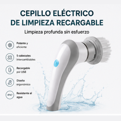 Cepillo de Limpieza Eléctrico Multifuncional