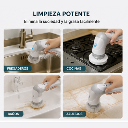 Cepillo de Limpieza Eléctrico Multifuncional