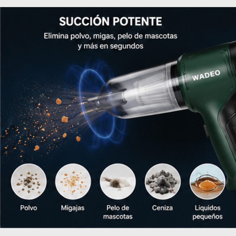 Aspirador de Mano Portátil