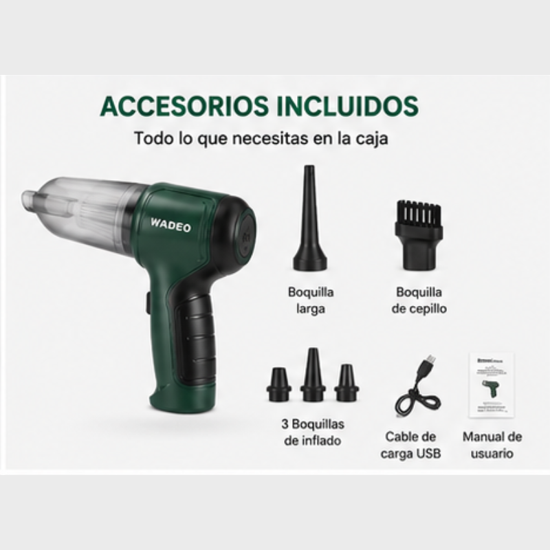 Aspirador de Mano Portátil