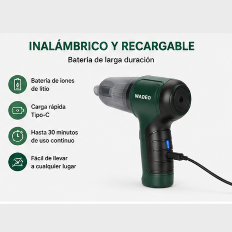 Aspirador de Mano Portátil